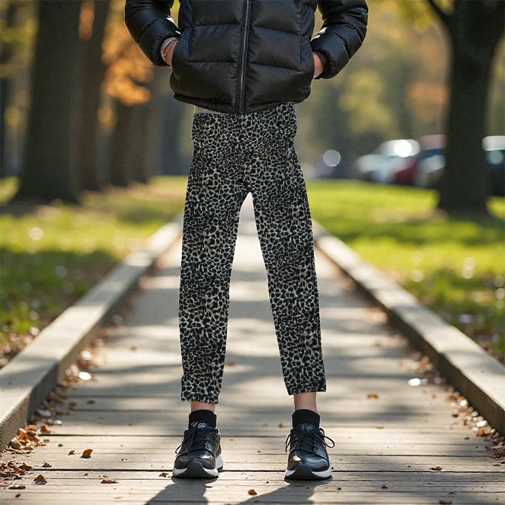 George Leopard Print Leggings Women’s Small Trendy Leggings Performance Wear